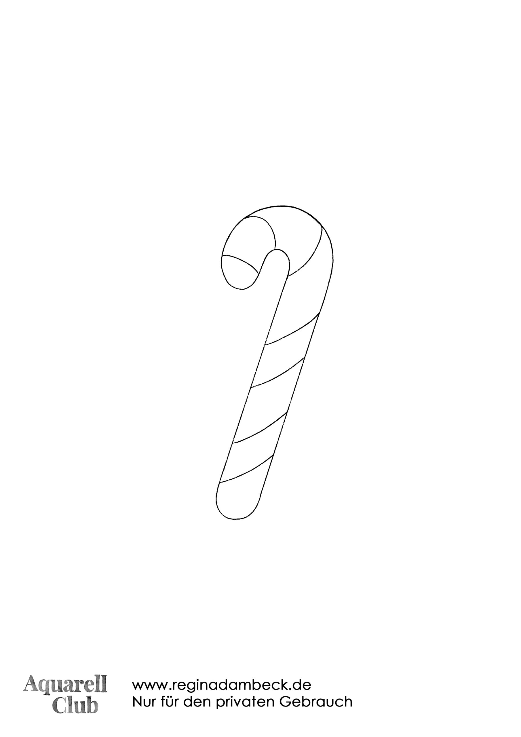 Zuckerstange Vorlage