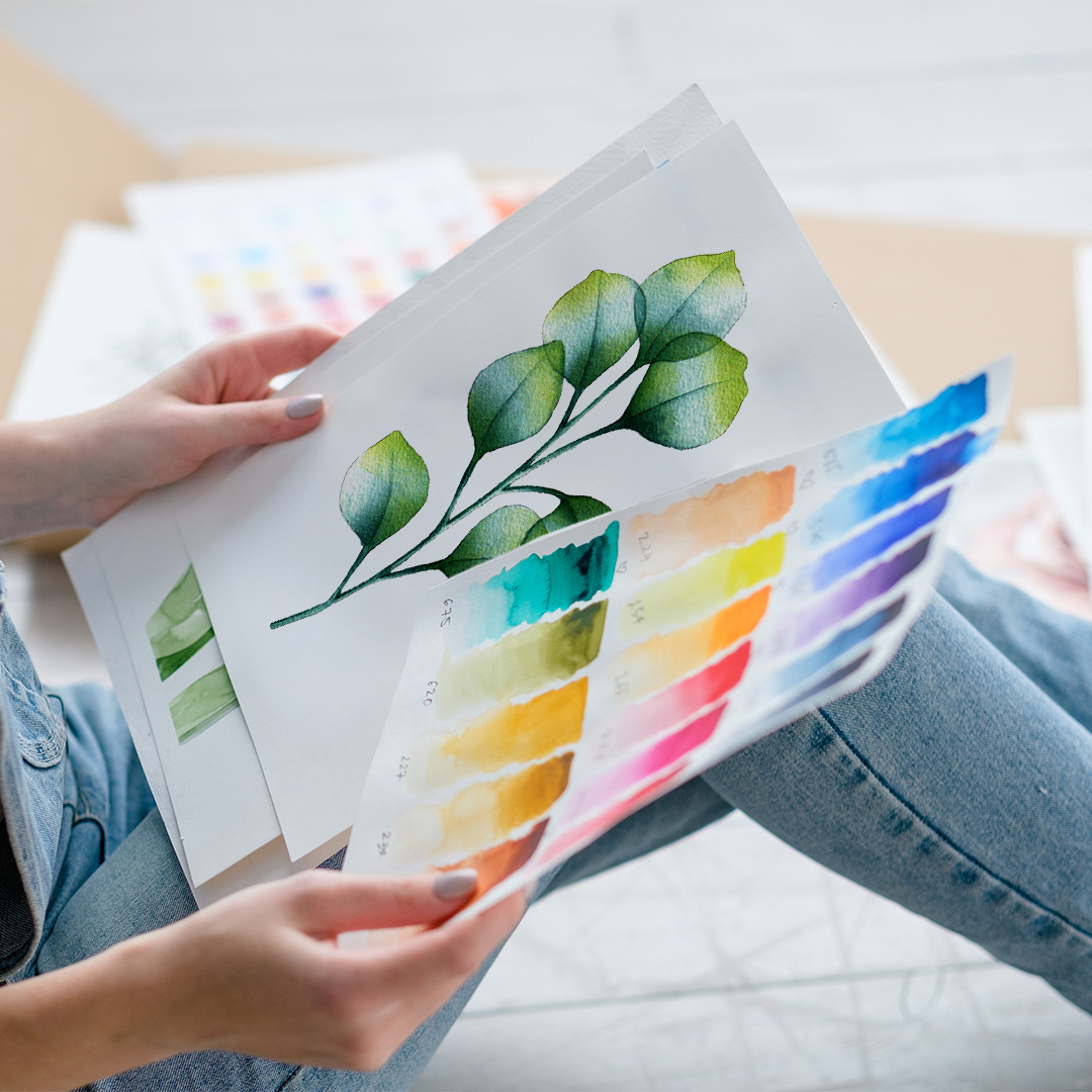 Master Kurs Aquarell Techniken Eukalyptus