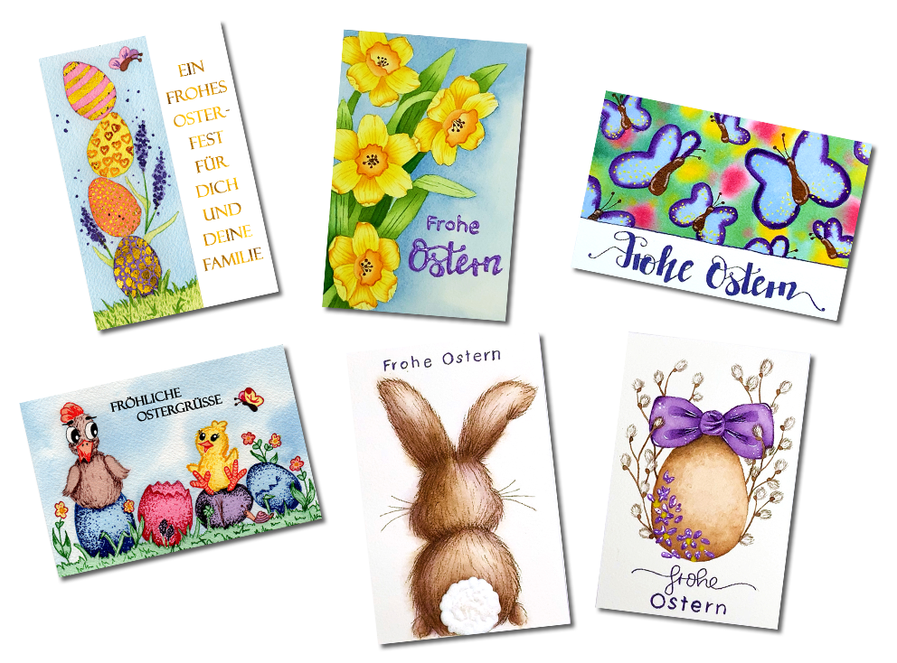 Aquarell Osterkarten Online Kurs