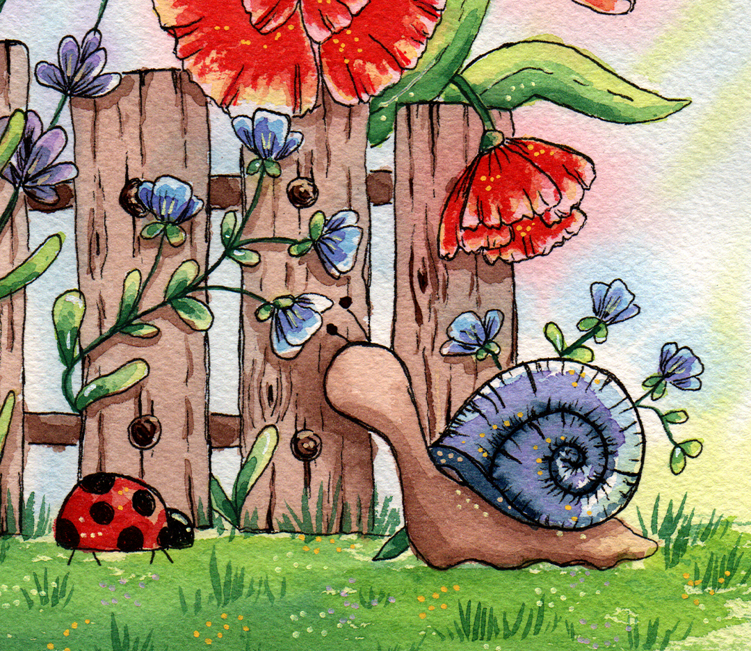 Zeichnen und Aquarell malen