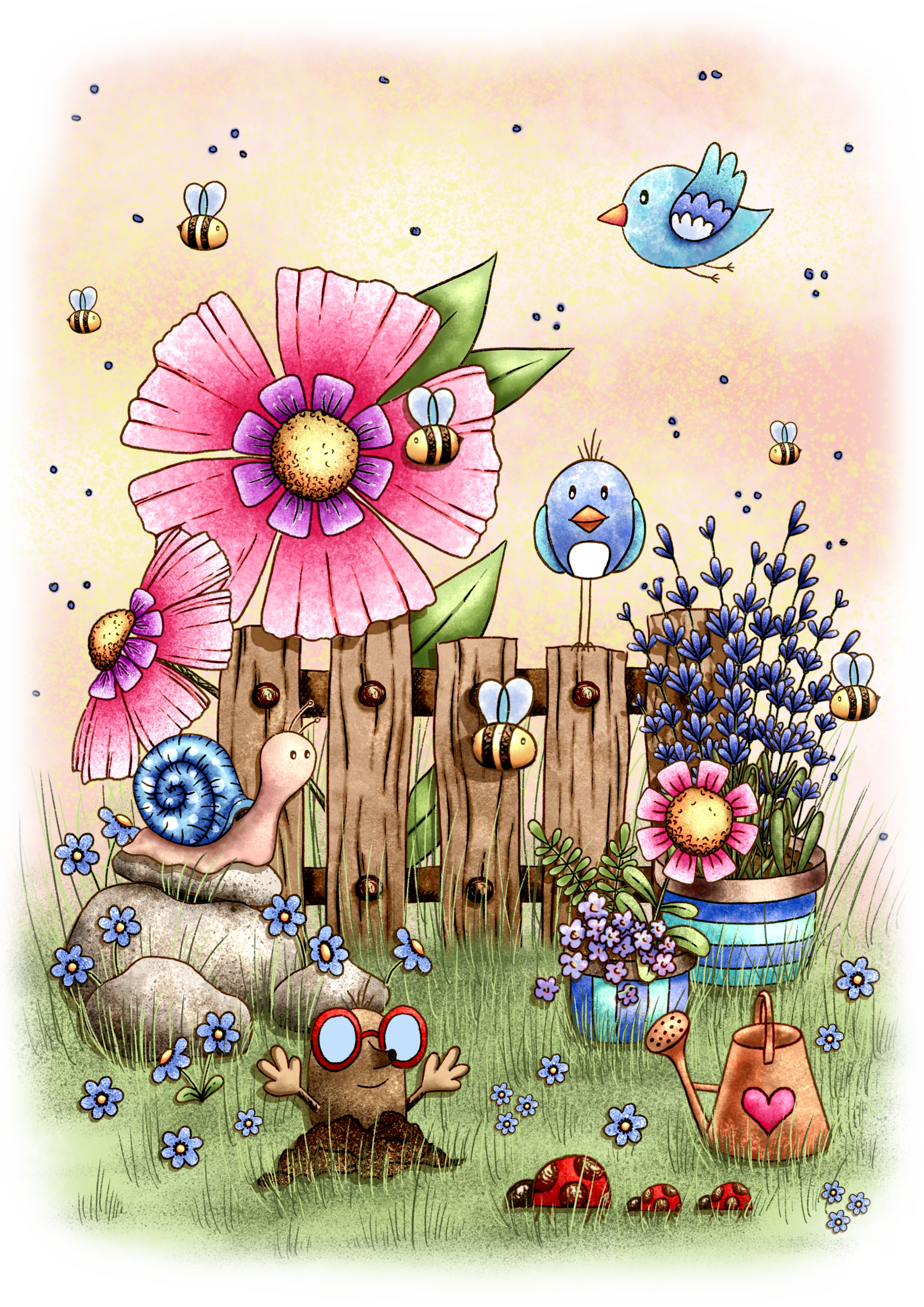Digital illustrieren in Procreate Online Kurs mit Regina Dambeck