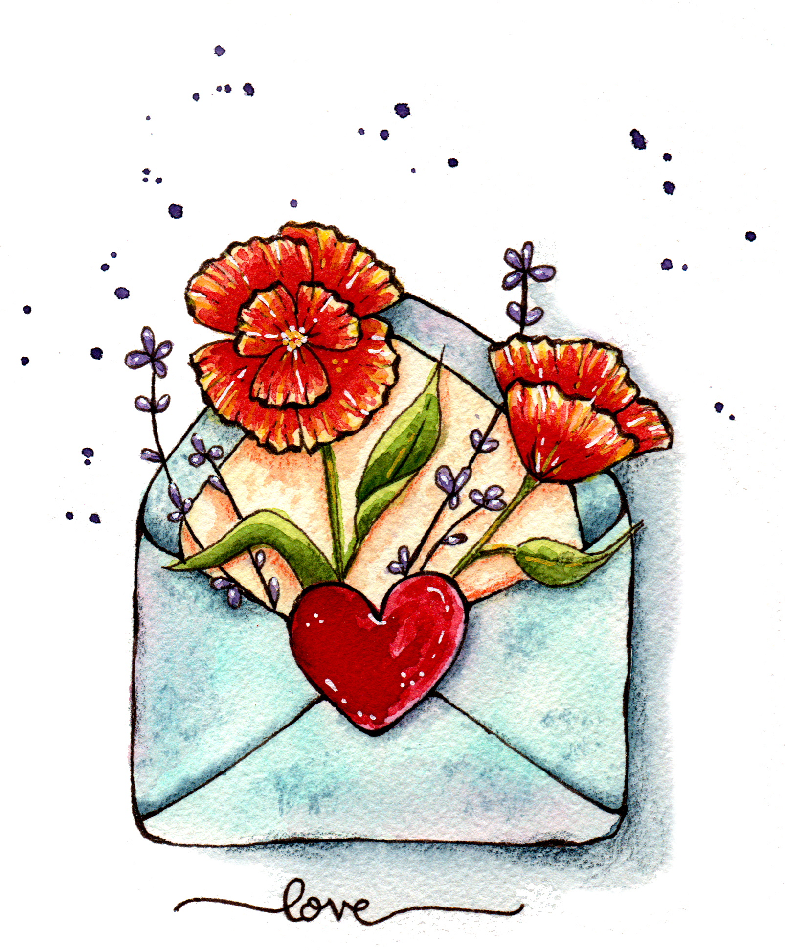 Motiv aus dem Pinsel Cafe live Aquarell malen mit Regina Dambeck