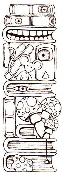 Halloween Lesezeichen outlines Tiny Lesezeichen Halloween - niedlich gruselige Lesezeichen zeichnen mit Regina Dambeck